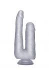 Realistic Double Cock - 9 Inch - Translucent Sex Toy Product
