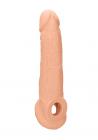 Penis Extender With Rings 9 inches Beige Sex Toy Product