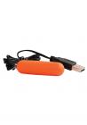Intense Vibrating Usb Bullet Orange Sex Toy Product