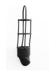 Shots Ribbed Cock Cage Black Sex Toy Product