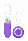 George - Rechargeable Remote Control Vibrating Egg - Purple Sex Toy Product