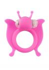 Butterfly Vibrating Cock Ring Pink Sex Toy Product