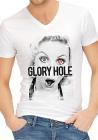 Funny Shirts V-Neck Tee Shirt Glory Hole Small Sex Toy Product