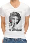 Funny Shirts V-Neck Tee Shirt The Nose Knows XL Sex Toy Product