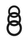 No.25 - Cockring Set - Black Sex Toy Product