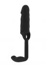 No.38 - Stretchy Penis Extension And Plug - Black Sex Toy Product