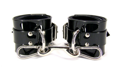 Lined PVC Ankle Cuffs Sex Toy Product