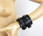 Rivets and Eyelets Buckle Bracelet Wristband Sex Toy Product
