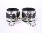 Leather Metal Band Wrist Cuffs