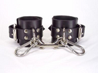 Leather Unlined Wrist Cuffs Sex Toy Product