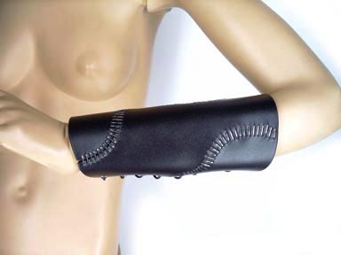 Leather Staple Gauntlet (ea.) Sex Toy Product