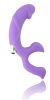 Adonis- Pure Silicone Vibrating Dual Stimulator-Purple