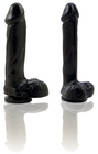 Natural Feel 8 Inch Cock with Suction Cup - Black