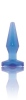 Natural Feel Intermediate Sized Anal Plug-Blue