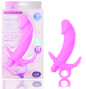 Venus - Pure Silicone Waterproof 7 Function Dual Stimulator-pink