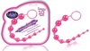Sassy Anal Beads with Retrieval Ring - pink