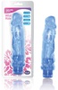 Wild Ride-Natural Feel 9" Vibrating Dildo-blue