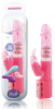 Hunni Bunni- Dual Stimulating Vibrator with Rotating Pleasure Pearls-pink