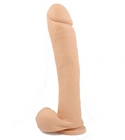 12 inch Natural Feel Dildo with Suction Cup- Beige