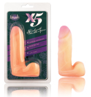 X5 5.5 inch Natural Feel Dildo with Flexible Internal Spine