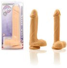 Natural Feel 8 Inch Cock with Suction Cup - natural colored
