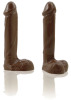 Natural Feel 9 Inch Cock - Brown