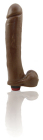 Natural Feel 12 inch Vibrating Cock -brown