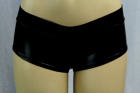 Shiny Mini Boyshorts Black Medium/Large