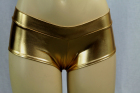 Shiny Mini Boyshorts Gold Medium/Large
