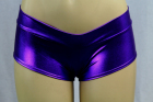 Shiny Mini Boyshorts Purple Medium/Large
