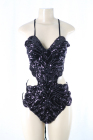 Sequined Top Black
