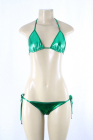 Shiny Sparkly Bra/Panty Set Green