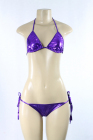 Shiny Sparkly Bra/Panty Set Purple