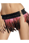 Be Wicked Feather Mini Skirt Medium/Large