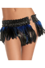 Be Wicked Feather Mini Skirt Small/Medium