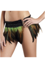 Be Wicked Feather Mini Skirt Medium/Large