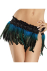 Be Wicked Feather Mini Skirt Medium/Large
