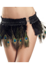 Be Wicked Peacock Feather Skirt Medium/Large