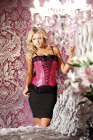 Be Wicked Corset Fushia 38
