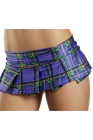 Be Wicked Plaid Pleated School Girl Mini Skirt Medium/Large
