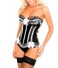 White Ribbon Corset Small