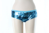 Sequined Panty Teal Medium/Large