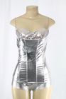Shiny/Sequined Shirt Silver Small