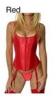 Empire Corset Red