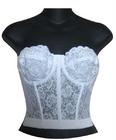 Fullness Low Plunge Backless Strapless Bra White 38D