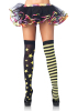 Stars and Stripes Thigh Highs Neon Green