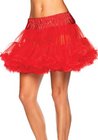 Leg Avenue Layered Tulle Petticoat Red One Size