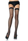 Leg Avenue Nylon Fishnet Thigh Highs Nude