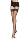 Leg Avenue Stay Up Spandex Industrial Net Thigh High Light Pink One Size