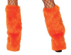 Fur Leg Warmer Orange